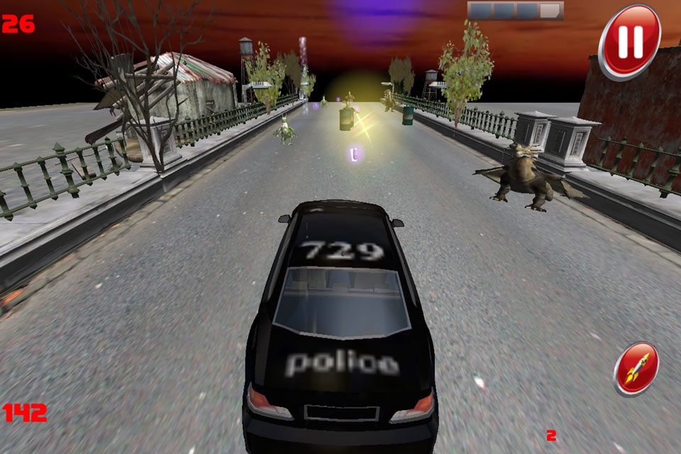 لعبة سيارة الشرطة في مطاردة التنينات - قبض على الدراغون مع قوات الأمن السريع screenshot 3