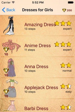 Draw Dresses For Girls screenshot 2