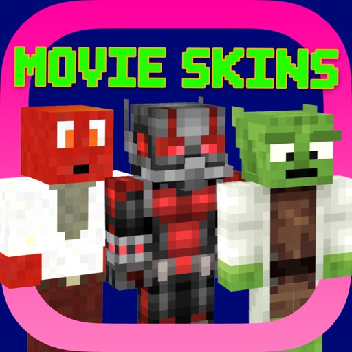 Movie Skins for PE - Best Skin Simulator and Exporter for Minecraft Pocket Edition icon