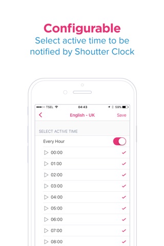 Shoutter Clock screenshot 4