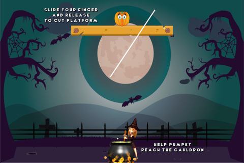 Puzzle Game - Cut the pumpkin screenshot 2