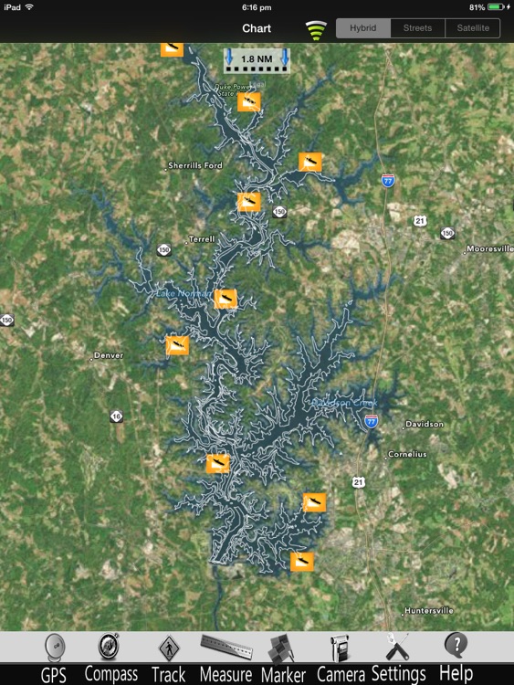 Lake Norman Nautical Chart Pro