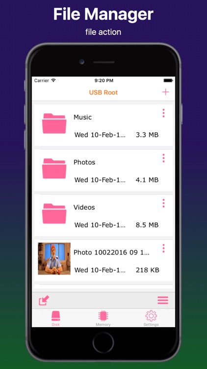 USB Flash Drive and File Manager Pro screenshot-1