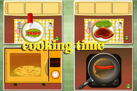 cooking time hamburger, hotdog, pizza, sandwich and beefsteak maker screenshot 4