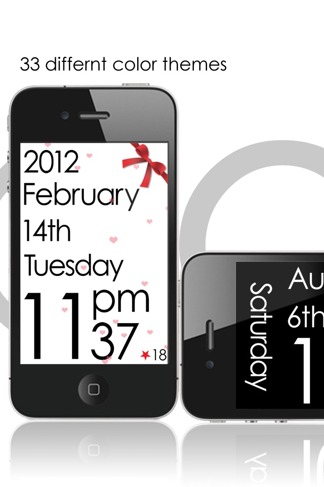 TypoDesignClock - for iPhone and iPod touch screenshot 2