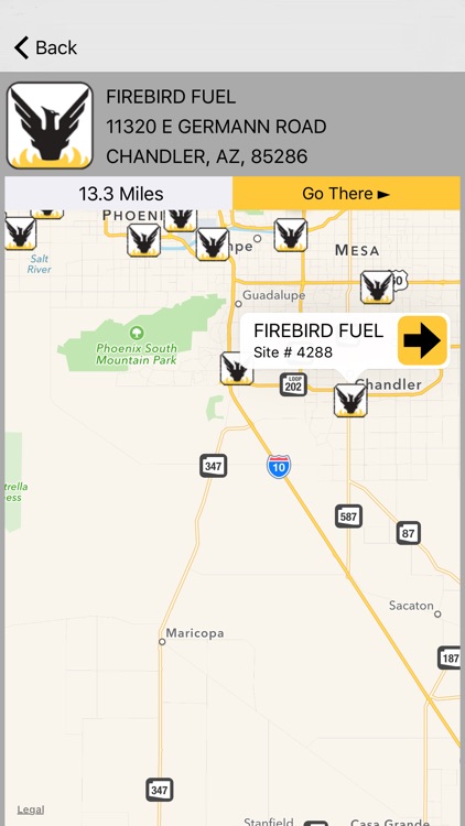 Firebird Fuel Finder