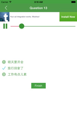 HSK 3 - Learn HSK Level 3 Listening(圖4)-速報App