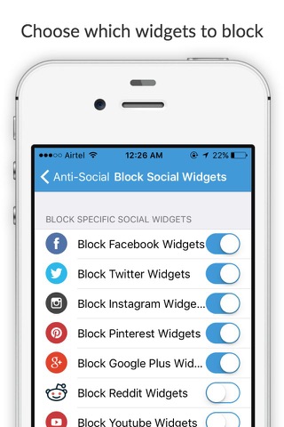 Anti-Social - Block social media content from websites screenshot 3
