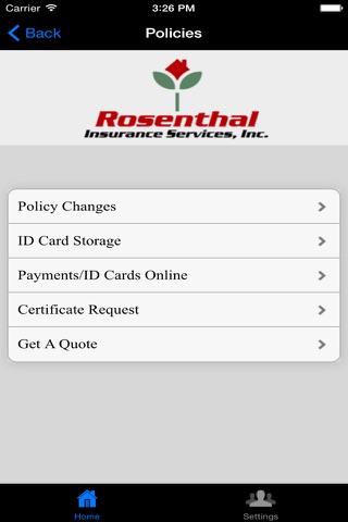 Rosenthal Insurance Services screenshot 2