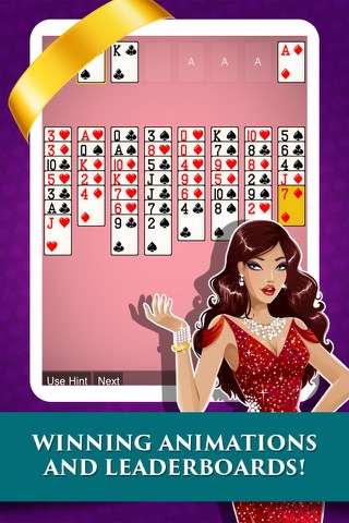 Free Cell Solitaire Card Classic Logix With Deluxe Extra Fun screenshot 3