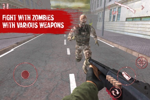Deadland's Road. 3D Zombie First-Person Survivor game with cars and weapons screenshot 2