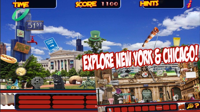 New York to Chicago Quest Travel Time – Hidden Object Spot a(圖4)-速報App