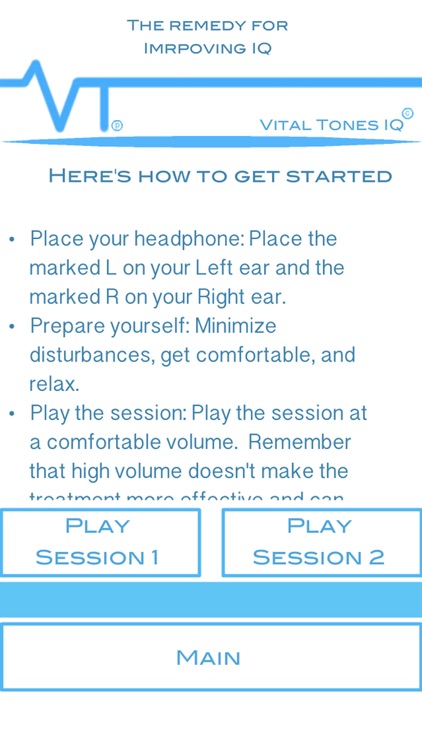 Vital Tones IQ Pro