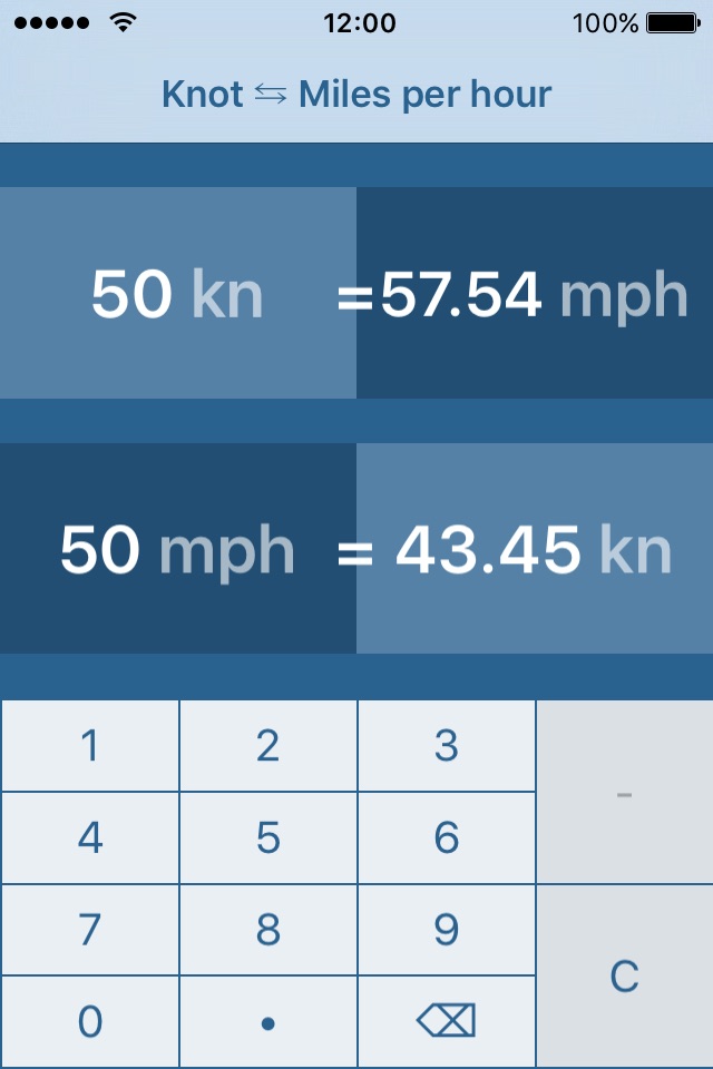 Knots To Miles Per Hour | kn to mph screenshot 2