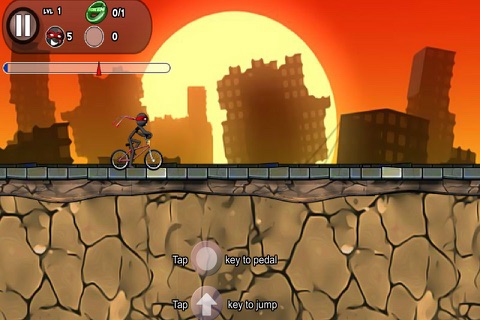 Bike Stunts Challenge for Stickman screenshot 2