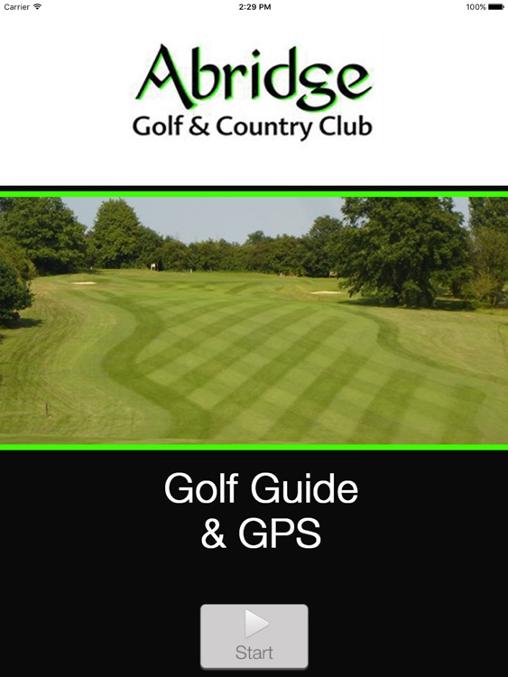 Abridge Golf Course & Country Club Buggy