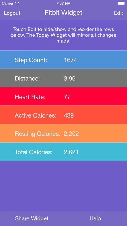 Fit Widget for Fitbit