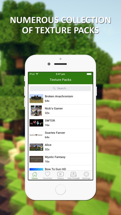 New Texture Packs - Ultimate Collection for Minecraft PE & PC