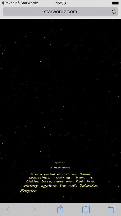 STAR WORDZ Crawl Creator Create & Share Crawling Wars Style Text Message Title Screen by StarWordz screenshot-3