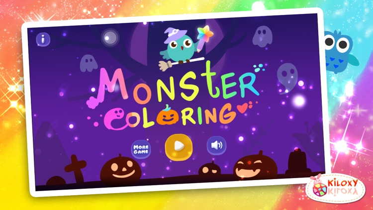 The Monster Coloring - A coloring game that have animation~ screenshot-0