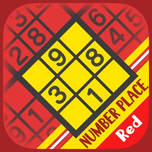 Basic NumberPlace Red iOS App