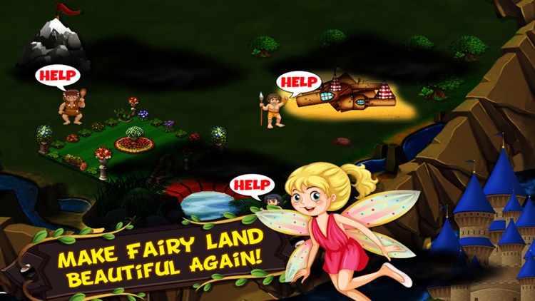 Rescue The Fairy Land Castle - Rebuild the castle with magical tools save the park & polar bear cub