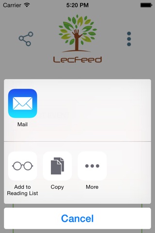 LecFeed screenshot 3