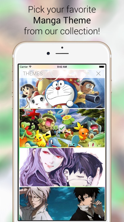 MangaKey Anime and Manga Keyboard for Otaku - Themes GIFs Stickers