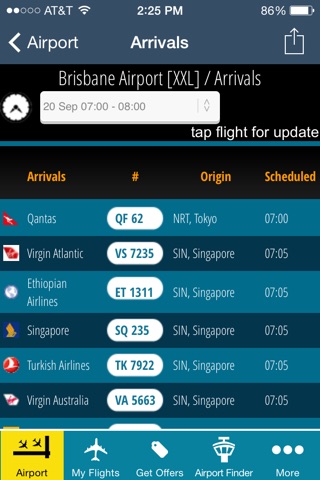 Brisbane Airport Pro (BNE) Flight Tracker - all Australian airports screenshot 3
