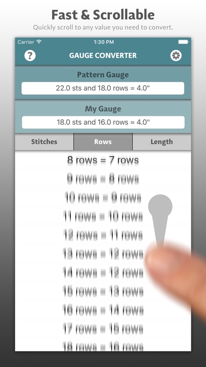 Gauge Converter by Knitastic Ninja