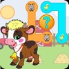 Cute Farm Animal Match Race - Pair Up games for Toddlers