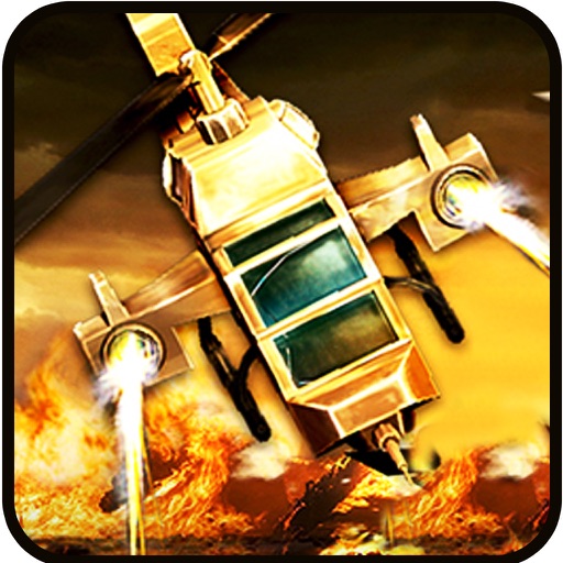 Helicopter Battleship Street 3D Icon