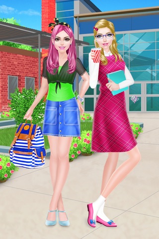 My BFF - High School Fashion Star: Spa, Makeup & Dress Up Girls Makeover Game screenshot 2
