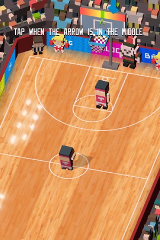 Blocky Basketball - Endless Arcade Dunks and Slam Madness 2016 Edition screenshot 3