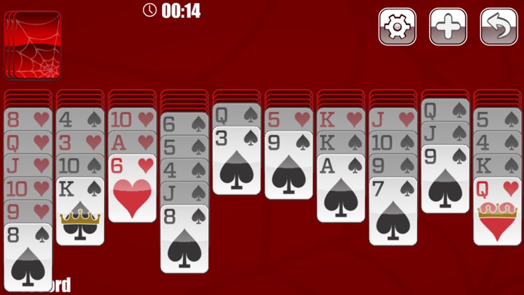 Spider Solitaire 2 Suit Card Game