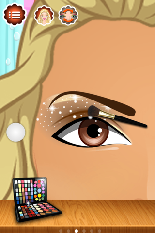 Prom Night Eye Makeover-makeup,eyeliner for girls free games screenshot 3