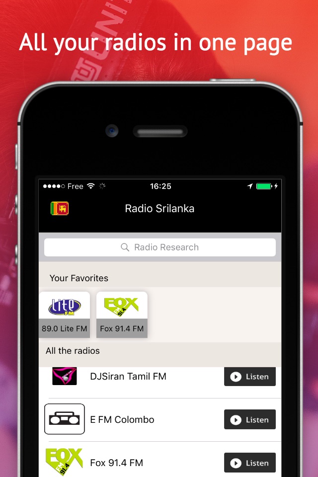 Radio Sri Lanka - Radios SRI FREE screenshot 3