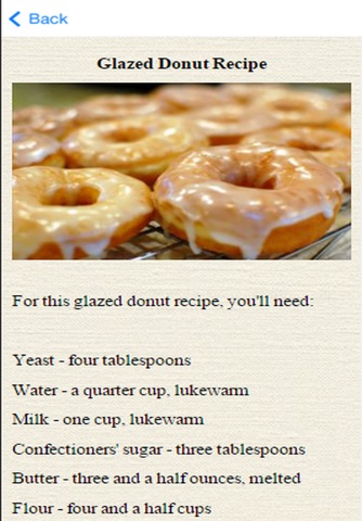 Donut Recipes screenshot 2