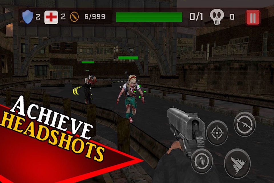 Zombie City Shoot Battle 3D:Classic Shoot Zombie FPS Game screenshot 2