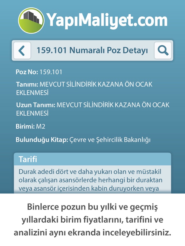 YapıMaliyet Tablet(圖3)-速報App