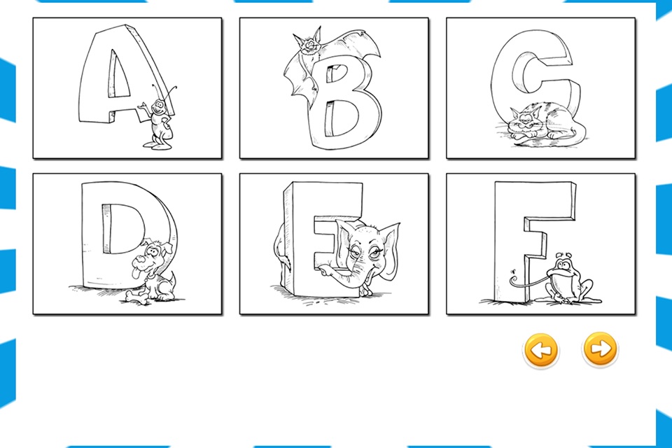 ABC Alphabet Coloring Book for Preschool & Kindergarten screenshot 2