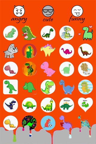 Dinomania Free Stickers for WhatsApp & Viber! screenshot 2