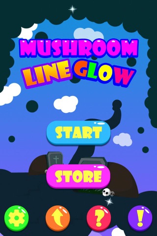 Mushroom Line Glow screenshot 2