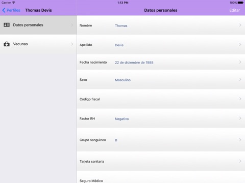 My Vaccinations for iPad screenshot 3