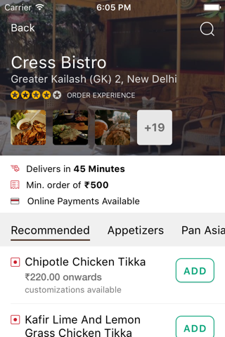 Cress Restaurant screenshot 2