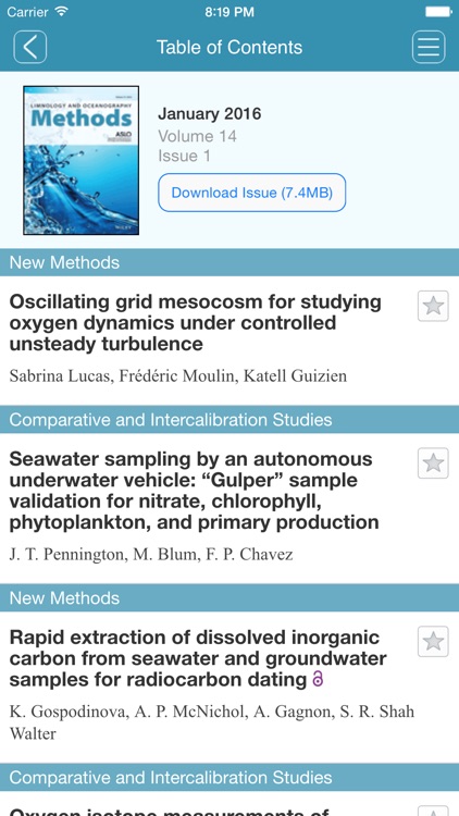 Limnology and Oceanography: Methods screenshot-4