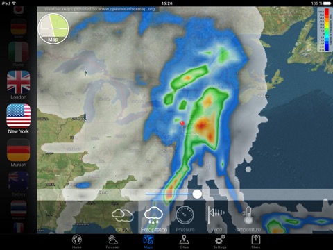 Weather Now Forecast for iPad screenshot 4
