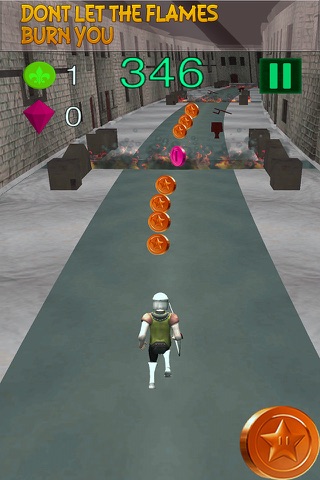 Angry Ninja Subway Run : Run Games screenshot 2