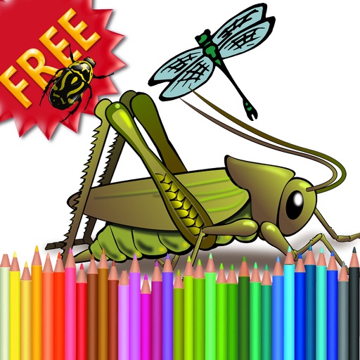 Coloring Book Insects Free iOS App