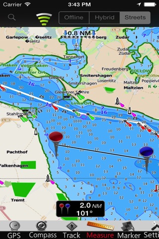 Germany E GPS Nautical Charts screenshot 2
